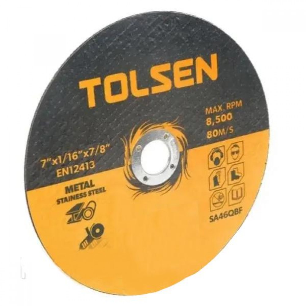 Диск отрезной по металлу Tolsen Tools 230х2х22,2 мм