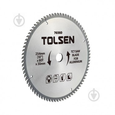 Пильный диск Tolsen 254x30x3 Z80 76560