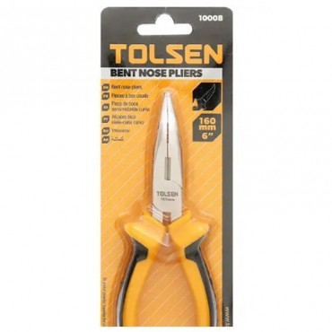 Длинногубцы загнутые с острым концом Tolsen Tools 160 мм (32556101)