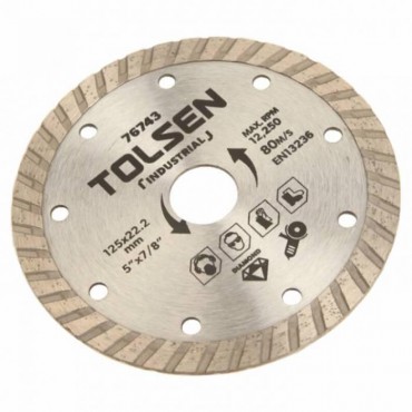 Диск алмазный Tolsen Tools Турбо 125x22,2 мм (a584f434)