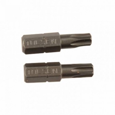 Биты с наконечниками Torx Tolsen Tools Т10 25 мм 2 шт. (baa6d146)