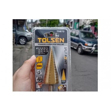 Сверло по металлу ступенчатое Tolsen Tools 4-32 мм