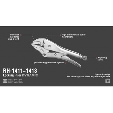 Зажим с фиксатором RH-1411