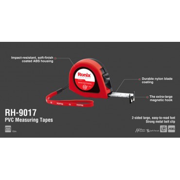 Рулетка с магнитом длиной 10 м (25мм*1,1мм) RH-9017