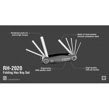 Набор Шестигранных ключей 8 шт RH-2020