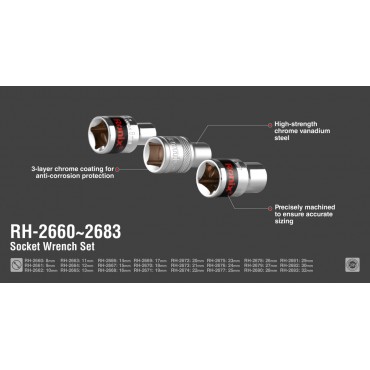 Торцевая головка / 15mm RH-2667